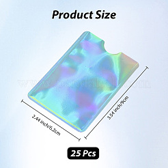 Держатели для визиток из алюминиевой фольги&nbsp;AJEW-WH20816-033B