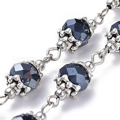 Ручной цепи стекло бисером AJEW-JB00498