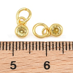 Laiton pavé de zircons cubiques&nbsp;CU-CBA3D67-13G-07