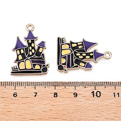 Pendenti smaltati in lega di placcatura a cremagliera a tema halloween&nbsp;X1-ENAM-N056-393B-KCG