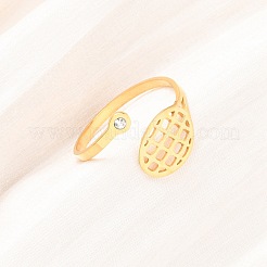 Открытые кольца манжеты из нержавеющей стали 304 RJEW-D337-01D-G