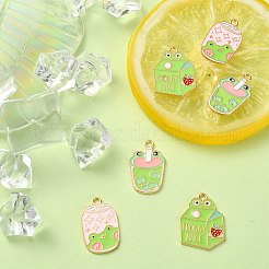 Colgantes de esmalte de aleación 15pcs 3 estilos&nbsp;ENAM-CJ0004-35