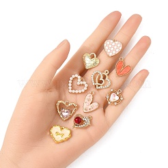 10шт 10 стиля подвески из сплава с эмалью&nbsp;ENAM-FP0002-64