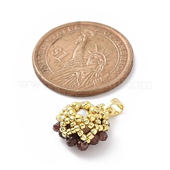 Подвески из японского бисера ручной работы PALLOY-MZ00056