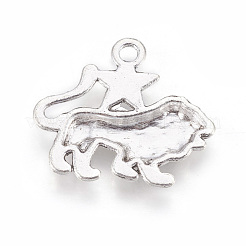 Сплавочные сеттинги для кулона (стразы)&nbsp;PALLOY-WH0047-01AS