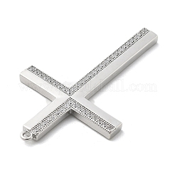 Латунные микропаве прозрачные подвески с фианитом&nbsp;KK-L228-01P-01