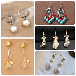 DIY-Sets zum Herstellen von Ohrringen&nbsp;KK-BBC0022-97A