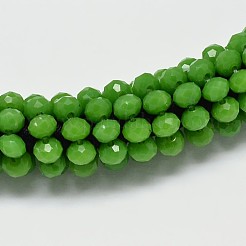 Цветочные стекла бисером ожерелья Lariat NJEW-P102-37B