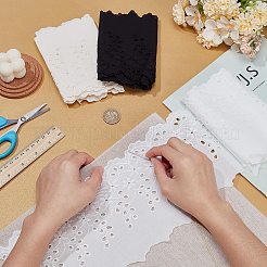 3 цвет хлопчатобумажная вышивка цветок волнистые края кружевные ленты OCOR-AR0001-78