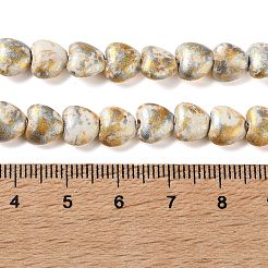 Нити из синтетических бирюзовых бусин&nbsp;TURQ-P002-01A-06