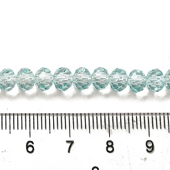 Perles de verre de peinture de cuisson transparente&nbsp;X1-DGLA-A034-T6mm-D01