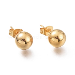 Ensembles de bijoux avec pendentif boule en acier inoxydable 304&nbsp;SJEW-M097-08G