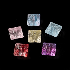 Spruzzare perle di vetro trasparente dipinte&nbsp;GLAA-D006-05