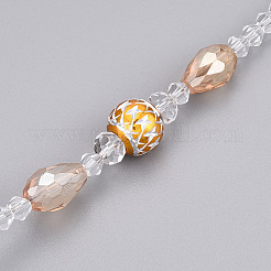 Граненый хрустальный шар люстра Suncatchers призмы AJEW-G025-A03