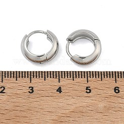 Boucles d'oreilles créoles en acier inoxydable 201&nbsp;EJEW-D354-21P-01