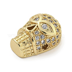 Латунные микропаве из прозрачного кубического циркония ZIRC-P119-15G