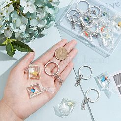 Наборы для изготовления брелока в виде сумки с золотой рыбкой своими руками 3d DIY-NB0007-43