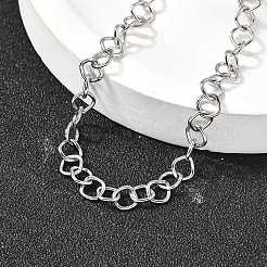 Bracelets à maillons en acier inoxydable 304 pour femmes et hommes&nbsp;BJEW-A050-02P