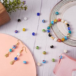 100шт 10 стиля ручной работы бусины лэмпворк GLAA-SZ0001-86