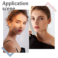 Кольцо латунный гвоздик серьги фурнитура&nbsp;KK-BBC0014-20G