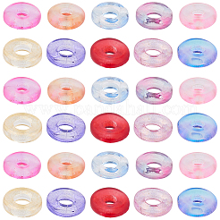 100 Stück 10 Farben transparente&nbsp;GLAA-SC0002-98