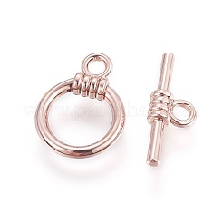 Застежка тоггл из сплава PALLOY-I134-12RG-AAA