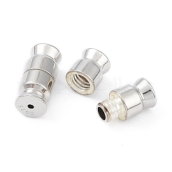 Застежки из стерлингового серебра с родиевым покрытием STER-K173-12P