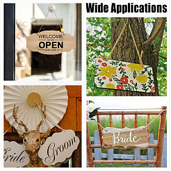 Бамбуковая дверная табличка&nbsp;AJEW-WH0270-875A