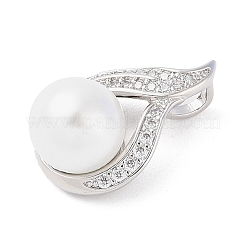 Латунные микро проложить кубического циркония подвески&nbsp;ZIRC-I066-07P-01