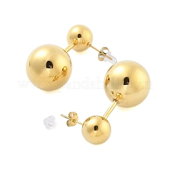 Серьги-гвоздики из нержавеющей стали 304 EJEW-S226-23G