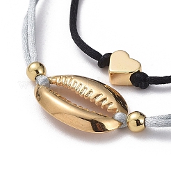 Регулируемые браслеты из бисера с нейлоновой нитью&nbsp;LS-X-BJEW-JB05039-01