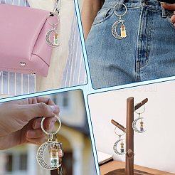 7 шт. подвесные украшения из сплава луны&nbsp;HJEW-FS00086