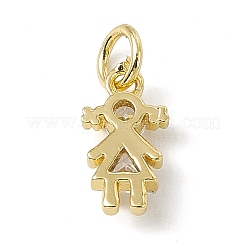 Латунные микро проложить кубического циркония подвески ZIRC-F132-22G