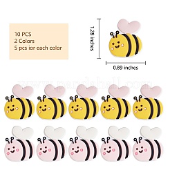 10шт 2 цвета силиконовые фокусные бусины JX758A