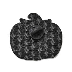 ハロウィーンのエナメルピン  バックパック用合金ラペルピンバック  カボチャ  33x35.5mm&nbsp;LS-JEWB-C049-01D-EB
