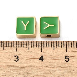 Эмалированные бусины из нержавеющей стали 304&nbsp;STAS-L022-293G-Y