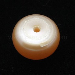 グレードaa天然養殖淡水パールビーズ  片穴  半円  ピンク  4.5~5x3.5~4.5mm  穴：1mm&nbsp;X-PEAR-D001-4.5-5-1AA