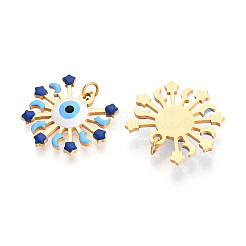 Подвески из нержавеющей стали 304 с эмалью&nbsp;STAS-N115-19B-G