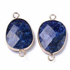 Соединители звеньев натурального лазурита&nbsp;G-R472-01I