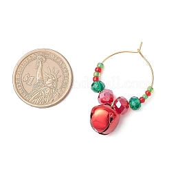 Рождественский железный колокольчик винный бокал украшения HJEW-MZ00306