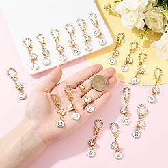 Подвесные украшения из эмали из сплава 26 шт.&nbsp;HJEW-YW00225-01