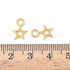 Латунные подвески в виде звезд&nbsp;XGR0160G-101G