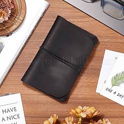 Прямоугольная кожаная обложка для путешествий на паспорт AJEW-WH20007-03B