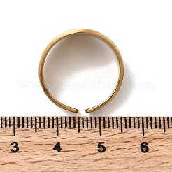 Offene Manschettenringe aus Edelstahl 304&nbsp;RJEW-F199-02A-G