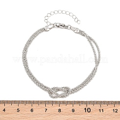 Bracelets à nœud en laiton à un rang pour femmes&nbsp;KK-CBA68DA-17A-P