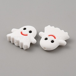 Призрачные пищевые экологически чистые силиконовые бусины&nbsp;SIL-WH0006-14