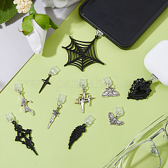 10 шт. 10 стиля пластиковых мобильных пылезащитных заглушек&nbsp;HJEW-DC00114