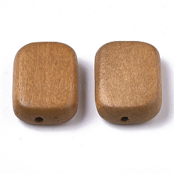 Perles de bois naturel peintes&nbsp;WOOD-R265-07E