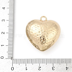真鍮チャーム  14KGP本金メッキ  ハート  28x26x13.5mm  穴：3mm&nbsp;KK-Q049-01I-G
