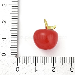 Эмалевые пластиковые подвески KK-G526-21G-01